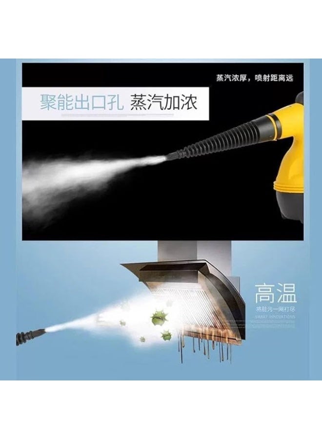 جهاز تنظيف بالبخار متعدد الاستخدام لتنظيف البيت بعمق – يقضي على البقع والدهون ويعقم الأسطح بسهولة – مناسب للأرضيات والمطابخ والحمامات - Image 4